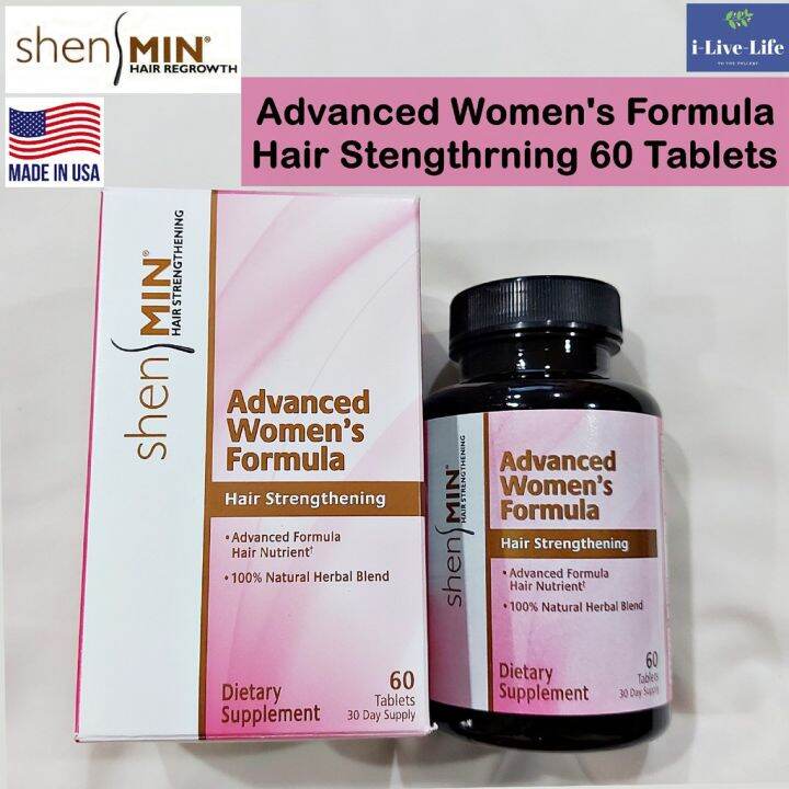 shen-min-hair-strengthening-advanced-womens-formula-60-tablets-natrol-วิตามินสำหรับเส้นผม-สำหรับผู้หญิง