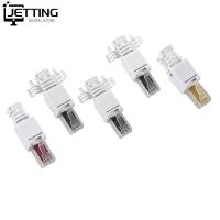 No Crimp Connectors Ethernet Cable Tool less Crystal Head Plug CAT6 RJ45 Connector CAT5E CAT6 Cable Network Connectors