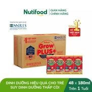 HSD T7-2022 Kèm Thẻ Cào Thùng 48 hộp SBPS NutiFood Grow Plus+ SDD 180ml Đỏ