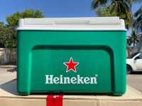กระติกไฮเนเก้น Heineken ความจุ 13 ลิตร กระติกน้ำเก็บความเย็น กระติกน้ำแข็ง เก็บอุณหภูมิ กระติกน้ำเย็น  ถังน้ำแข็ง มีหูหิ้ว สวย ทน จุ