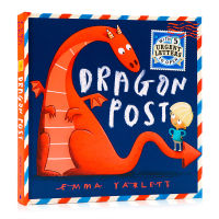 Dragon post original English Picture Book Award winning writer illustrator Emma yarlett imagination cultivation English Enlightenment interesting picture story book Hardcover