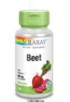 Solaray, Beet Root VegCap, 605 mg,