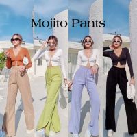 กางเกงวอร์มขายาวสปอร์ต✨mojito pants✨ผ้านำเข้ารุ่นใหม่มีเทคเจอร์ ป้ายCottoncandy