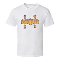 เสื้อยืดผู้ชายขายดี Earthbound Snes 16Bit ตัวละครวิดีโอเกมที่เหมาะสม