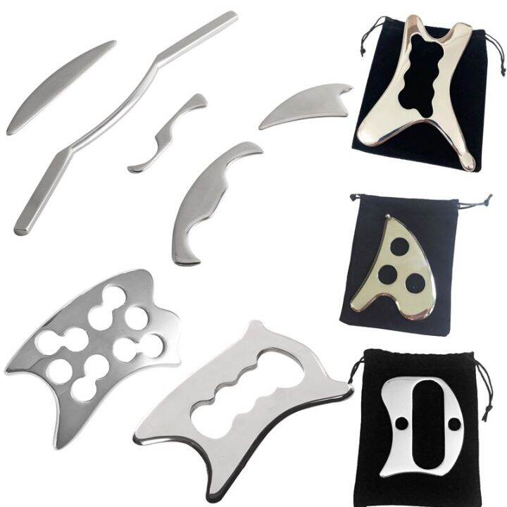 IASTM Therapy Massage Tools Stainless Steel Deep Tissue Massager Guasha