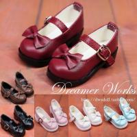 COD DSFGRTUTYIII 【BJD shoes】 SD/BJD 1/3 1/4 1/6 doll shoes all-match buckle bow student shoes 1/6 1/4 1/3