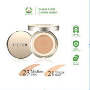 Phấn nước thảo mộc organic thuần chay CChoi Herbal DD Cushion SPF50 chống