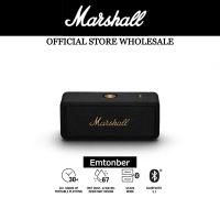 Marshall Emberton Portable Speaker - Black &amp; Brass | Wireless Bluetooth Speaker