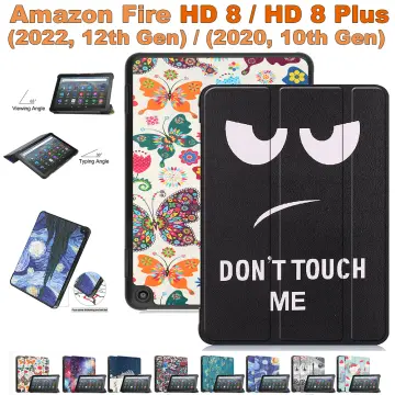  Protective Case Premium Leather Case for Kindle Fire HD 8 Case  (7th/8th Generation, 2016/2017/2018 Release) Tablet,Smart Magnetic Flip  Fold Stand Case Protective Case Cover with Auto Wake Sleep : Electronics