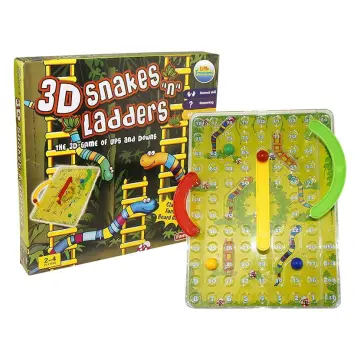 Playing the Online Snakes and Ladders 3D Board game