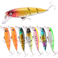 Kanye 8สีเหยื่อว่ายน้ำตกปลาเหยื่อตกปลาเหยื่อตกปลาจมช้า Bionic Lures 11Cm/15G