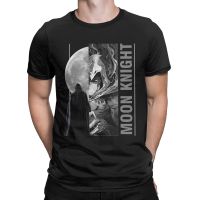 Men Moon Knight Marvel T Shirts Disney 100 Cotton Clothes Vintage Crew Neck Tees Classic Tshirt Gildan