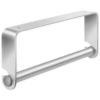 Under Cabinet Paper Towel Holder, Wall Mounted Aluminum Paper Towel Rack for Kitchen, Bathroom, Toilet