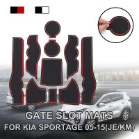 Anti-SLIP Gate SLOT MAT ยาง Coaster รถสติกเกอร์อุปกรณ์เสริมสำหรับ Kia Sorento 2015 2016 2017 2018 2019.