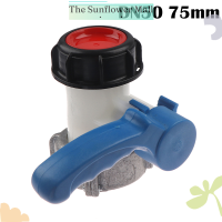 Sunflower IBC TANK 1000L DN50 75mm ลิตร62mm เพื่อส่งออกชาย2นิ้ว Butterfly Valve SWITCH