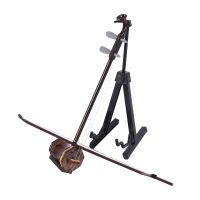 Miniature Wooden Erhu Model Mini Musical Instrument Dollhouse Ornaments Christmas Birthday Present Gift Decoration