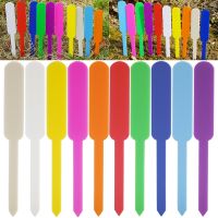 30-50PCS Garden Plant Tag Waterproof Plastic Labels Nursery Markers Flower Pots Seedling Sign Mark DIY Garden Planter Decor Tool Bar Wine Tools