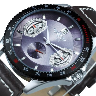 Sport Watch For Men Watches Top Brand Luxury Design Automatic Mechanical Wristwatch Military Sport Leather Strap Montre Homme