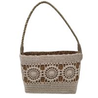 BAANSTRAW กระเป๋าสะพายไหล่ Macrame กระเป๋าถือขนาดเล็ก วัสดุธรรมชาติ โครเชต์ Macrame shoulder bag Small Handmade Handbag Natural Material Crochet