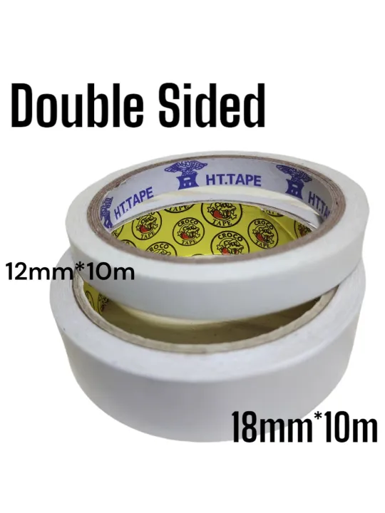 Double Sided Tape 18mm*10m / 12mm*8m Lazada PH