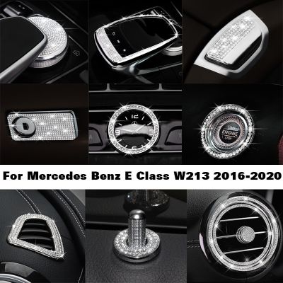 “: สติกเกอร์เพชรสำหรับ Mercedes Benz E Class W213 E200 E300การตกแต่งภายในเพชรสติกเกอร์รถตกแต่งรถเครื่องประดับ