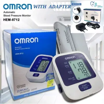 Omron 8712 Automatic Blood Pressure Monitor (White and Blue