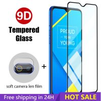 Full Cover 9D Hardness Lens Film on Realme Q2 Pro C3 C11 C15 C3i Protective Glass for Realme X2 Pro X7 X50M 5G XT X3 X Lite 2in1 Electrical Connectors