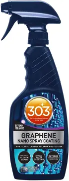 303 Products 30308csr UV Protectant Spray for Vinyl, Plastic, Rubber, Fiberglass, Leather & More Dust and Dirt Repellant - Non-Toxic, Matte Finish, 16