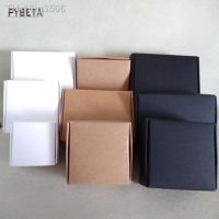 ▧♟✠ 16ig3506 Caixa de papel em branco caixa aeronaves preto caixas presente para chá jóias doces DIY embalagem artesanal