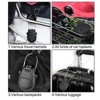 Digit Lock Code Lock Portable Wire Cable Combination Lock Anti-theft Security Lock Universal escopic Wire Rope Lock Motorcycle Helmet Code Lock Bicycle Luggage Lock