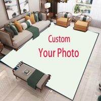 Custom Your Photo Mat Anti-Slip Carpet with for Bathroom Living Room Outdoor Indoor Doormat Mat Floor Mats Christmas Gift