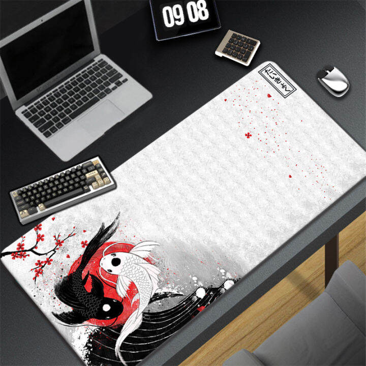 pink-mouse-carpet-xxl-mouse-pad-company-desk-mat-90x40-white-mousepad-large-mechanical-keyboard-pads-gaming-accessories-japan