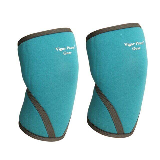 Vigor Power Gear นีโอพรีนแข็ง7มม. ที่พยุงเข่ากีฬายกน้ำหนักปลอกเข่า Sbr