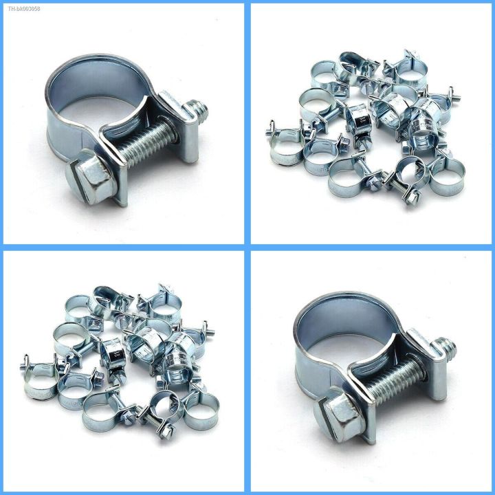 10pcs-7mm-17mm-mini-clamp-fuel-pipe-hose-clip-air-hose-water-pipe-fuel-hose-silicone-optional-size-clamp-hose-clamp