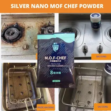 MOF CHEF Heavy Duty Degreaser Protective Kitchen Cleaner, Chano M.O.F Chef  Kitchen Cleaner Powder