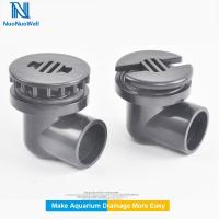 ♘✜■ NuoNuoWell Aquarium Elbow Bulkhead Connector For OD 20/25mm Pipe 90 Degree Plumbing Outlet Fish Tank Pond Drain Fitting