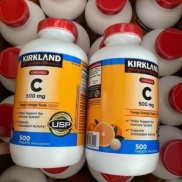 Vitamin C ngậm Kirkland 500mg Hàng Mỹ 500mg 500 viên