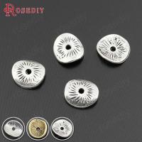 【YF】♧  (28670)100PCS 9x8MM Antique Zinc Alloy Round or curved brushed disks Diy Jewelry Findings Accessories Wholesale