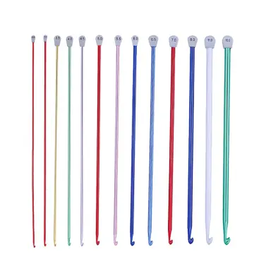 23 Pieces Tunisian Crochet Hooks Set 3-10 mm Cable Bamboo Knitting Needle  with Bead Carbonized Bamboo Needle Hook - AliExpress