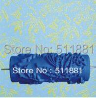 【YF】✇﹍∏  [ pattern] 5 blue Soft rubber stamp printing roller    125mm brush paint FREE shipping