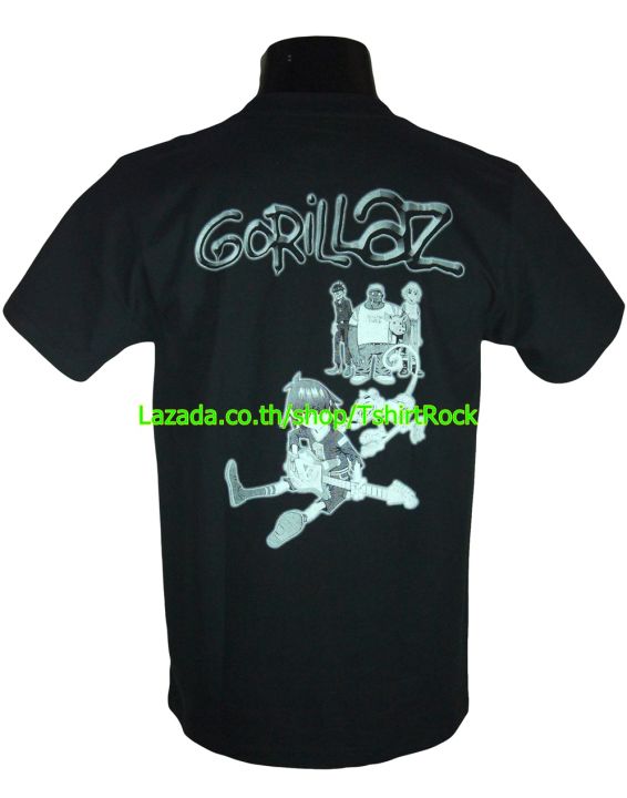 เสื้อวง-gorillaz-กอริลลาซ-ไซส์ยุโรป-เสื้อยืดวงดนตรีร็อค-เสื้อร็อค-grl1226-ราคาคนไทย