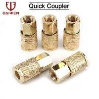 【hot】✉  Air Hose Compressor Fittings 1/4  NPT Coupler Tools Female Thread