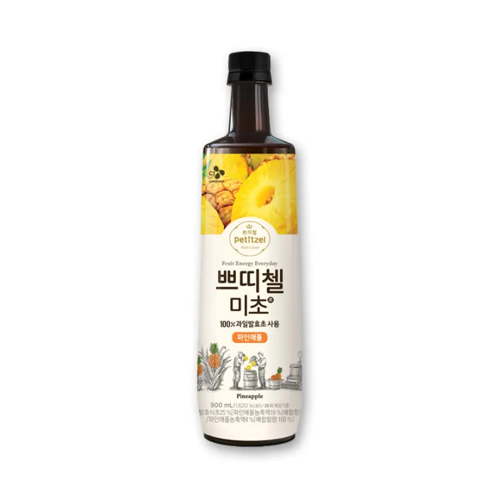Micho Petitzel Fruit Vinegar Drink Pineapple 900 ml.มิโชะ เครื่องดื่ม