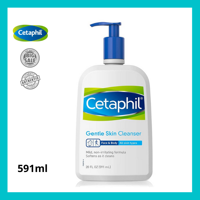 Cetaphil Gentle Skin Cleanser 591ml 20oz Big Size Face and Body Wash