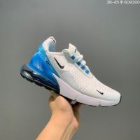 2023 HOT ✅Original NK* Ar* IMaix- 270 Men and Women Fashion Comfortable Running Shoes All Match Breathable Sports Shoes White Blue （Free Shipping）