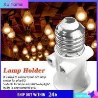 XU HOME เอบีเอสเอบีเอส อะแดปเตอร์หลอดไฟ LED ของสหภาพยุโรป AC100-240V 4A ปลั๊กเชื่อมต่อปลั๊ก ที่มีคุณภาพสูง ซ็อกเก็ตไฟสกรู E27