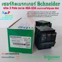 ( Promotion+++) คุ้มที่สุด Schneider เซอร์กิตเบรกเกอร์ ลูกย่อย Schneider 3 Pole 40A- 63A Circuit Breaker 3 Pole 40A-63A ราคาดี เบรก เกอร์ กัน ดูด เบรก เกอร์ ไฟ บ้าน เบรก เกอร์ 3 เฟส เซฟตี้ เบรก เกอร์