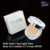 Phấn nước công nghệ Nano cho nữ [mang lại cho làn da sự mịn màng, rạng rỡ]- Rene Air Cushion CC Cream SPF50 PA+++ - USA