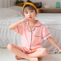 Summer Kids Sleepwear Pyjamas Toddler Girls Clothing Sets Boy Suit for Girls Boys Pajamas Sleepwear Nightwear Boys Anime Pajamas