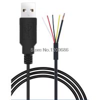 【▤】 Ingco mall หัวแจ็ค USB 0.3เมตรแบบมีสายสาย USB หุ้มฉนวน2854-30AWG สายไฟ4สายแบบ DIY